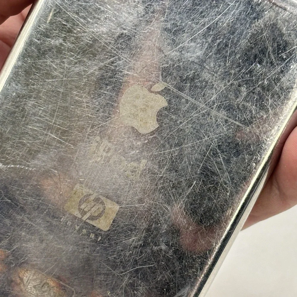 Rare Apple+HP iPod 4th Gen 20GB White Working Dead Battery